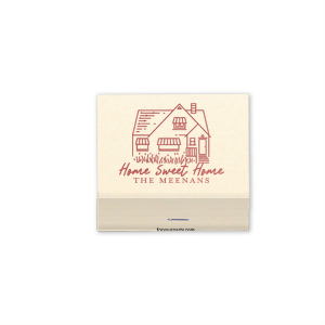Home Sweet Home Matches are the perfect way to make your house feel like a cozy haven. With their sweet and homey design, they're sure to bring a smile to your face every time you light one. Strike a match and enjoy the warm and inviting feeling of being at home.