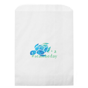The ever-popular White Custom Photo Party Bag with Matte Spring Green Ink Digital Print Colors will add that special attention to detail that cannot be overlooked.