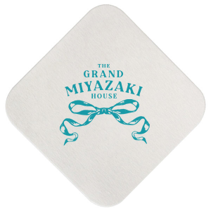 If you are having a housewarming party or dinner party, turn your event up a notch with this custom coaster! Featuring a romantic bow design, this coaster can be personalized with your last name. 