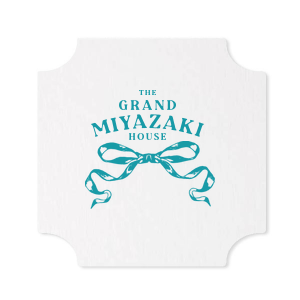 If you are having a housewarming party or dinner party, turn your event up a notch with this custom coaster! Featuring a romantic bow design, this coaster can be personalized with your last name. 