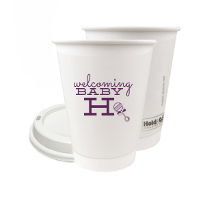 Adorably herald in your tiny guest's arrival with the Welcoming Baby Initial Paper Cup. Featuring tender script and the baby’s initial alongside a charming rattle, this cup is not just for sipping but for savoring the sweet anticipation of welcoming a new life. Sip joyfully!