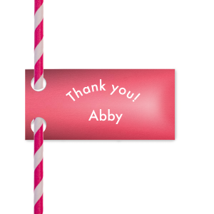 Elevate your event’s charm with the Simple Fun Straw Tag. Perfect for adding a personal, heartfelt touch to each sip, these tags let guests enjoy a special message with every drink. Whether driving sentiments or sparkles, your customized design will be the toast of the party!