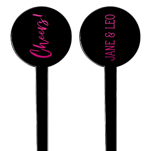 Cheers To The Couple Stir Stick