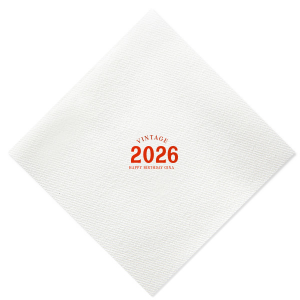 Celebrate your special year in style with our Vintage Bold Year Birthday Napkins. Whether you're celebrating a milestone birthday or just want to add a touch of nostalgia to your party, these napkins will be the perfect addition.