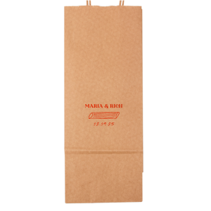 The Pasta Party Penne Bag is the perfect way to bring a little pasta-inspired fun to your next party. This bag features eye-catching design of an illustrated penne pasta shape, making it a unique and memorable addition to your event. At your destination Italy wedding for pasta party rehearsal dinner, this bag will be the perfect addition.