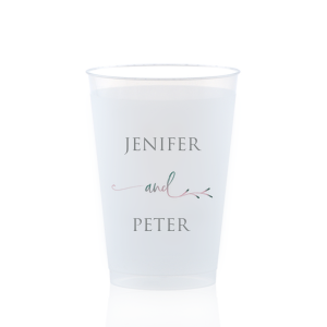 The ever-popular Matte Slate Gray Ink Custom Photo 16 oz Frost Flex Cup with Matte Slate Gray Ink Digital Print Colors will look fabulous with your unique touch. Your guests will agree!