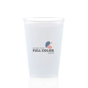 The Company Logo Photo Full Color Cup serves as a dynamic marketing tool and event accessory. Designed for clients to upload their vibrant, full-color company logos, this 16 oz. plastic cup transforms into a personalized branding instrument. Ideal for any corporate event, these cups ensure the company's logo remains prominent and memorable in the hands of guests, effectively combining functionality with marketing prowess.