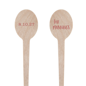 The Dual Charm Stir Stick elegantly blends a classic, bold date inscription with a whimsical, handcrafted family name script, lending a personalized touch to your celebratory drinks. Create a lasting impression at your with stylish accents that are fashionable and functional. Perfect for adding a bespoke element to weddings, anniversaries, or family gatherings.