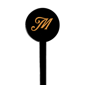 The Monogrammed Elegance Stir Stick features a sophisticated, one-sided design that showcases a single initial in an exquisite, art deco-inspired typeface. Add a dash of personalized flair to your beverages, making every sip an experience to remember. Ideal for lending a touch of refined style to any cocktail hour or special event.