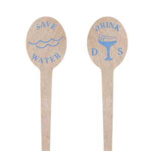 The Save Water Drink Stir Stick brings humor and style to your next event. Featuring a tropical drink graphic, this nautical stir stick can be customized with you and your partner's initials. Perfect for a beach wedding, destination wedding, or to incorporate those beachy vibes inland. 
