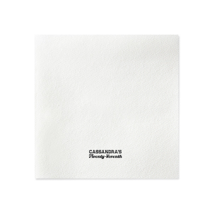 The Bowling Birthday Minimal Napkin showcases personalized text celebrating the name and age of the birthday bowler. Perfect for adding a custom twist to your laneside festivities. Ideal for any bowling enthusiast's birthday celebration.