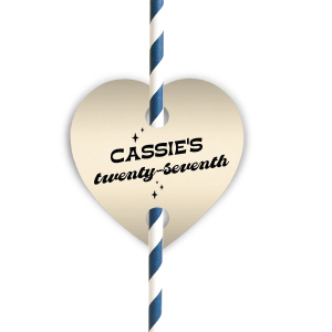 The Bowling Birthday Sparkle Straw Tag adds a glimmer of fun to your drinks with festive sparkle graphics. Customize this charming detail with the birthday person's name and celebrated age. Excellent for sipping in style at your bowling soiree.