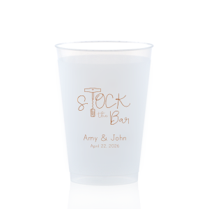 Get ready to raise a glass with the Stock the Bar Couples Cup! The corkscrew and cork cleverly transform into the "T" of Stock, embodying bar-side sophistication. Perfect for turning any gathering into a spirited celebration. Personalize it to make the perfect match for your soiree. Cheers to tipping the top shelf!