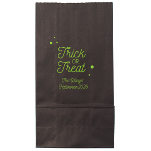 Our beautiful custom Black Goodie Bag with Shiny Kiwi / Lime Foil will impress guests like no other. Make this party unforgettable.