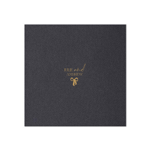 Unite your celebration with the Modern Unity Bow Napkin, showcasing your names linked by a 'and' in bold script, accented with a contemporary bow graphic. A stylish choice for weddings, anniversaries, or elegant couple's events.