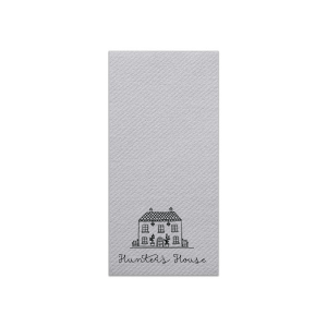 Add a touch of charm to your home with the Whimsy Home Sketch Napkin, featuring a hand-drawn house graphic above your name in a playful script. Perfect for housewarmings or as a delightful addition to your everyday table setting.

Looking to have a sketch made of a specific home?  Email us a picture of the house at customerservice@foryourparty.com and we will reply with a quote for our design services.