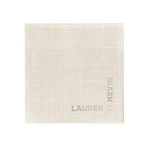 Add a contemporary twist to your wedding with the Right Angle Romance Napkin, where the couple's names intersect to form a chic right angle. This fresh, modern design will be a talking point at your celebration.