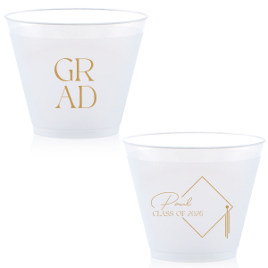 Sip in honor of achievement with the Grad Cap Personalized Year Cup, featuring the graduate's name and graduation year artfully integrated into the iconic silhouette of a graduation cap. A memorable keepsake for this momentous occasion.