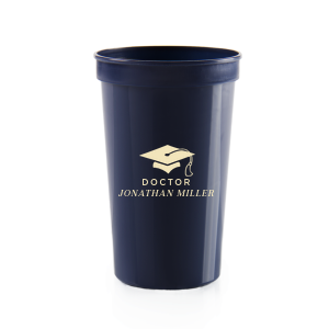 Honor the graduate's hard-earned milestone with the Grad Cap Toast Cup, customized with the graduate's name and featuring a classic graduation cap graphic. A perfect vessel to celebrate their bright future at the graduation party.