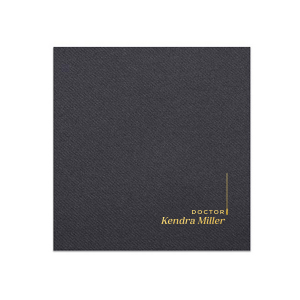 Mark the turning of the tassel with the Minimal Tassel Graduation Napkin, personalized with the graduate's name and adorned with an elegant tassel graphic. A symbol of achievement and a festive detail for any graduation celebration.