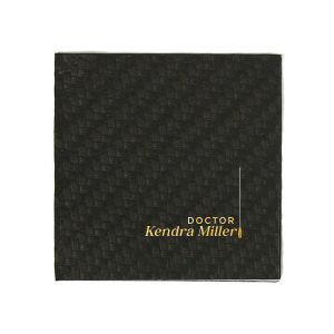 Mark the turning of the tassel with the Minimal Tassel Graduation Napkin, personalized with the graduate's name and adorned with an elegant tassel graphic. A symbol of achievement and a festive detail for any graduation celebration.