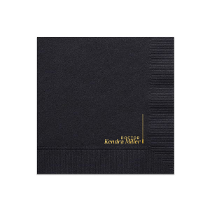 Mark the turning of the tassel with the Minimal Tassel Graduation Napkin, personalized with the graduate's name and adorned with an elegant tassel graphic. A symbol of achievement and a festive detail for any graduation celebration.