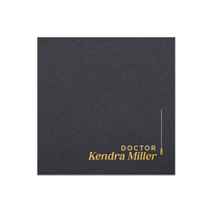 Mark the turning of the tassel with the Minimal Tassel Graduation Napkin, personalized with the graduate's name and adorned with an elegant tassel graphic. A symbol of achievement and a festive detail for any graduation celebration.
