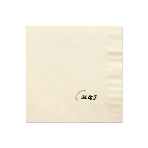 Bring a playful country flair to your wedding with the Yee Haw Retro Initials Napkin, featuring "Yee Haw" in a whimsical script arching over the couple's initials in a retro-inspired font. Customize with your event's date or a personal touch for a one-of-a-kind celebration.