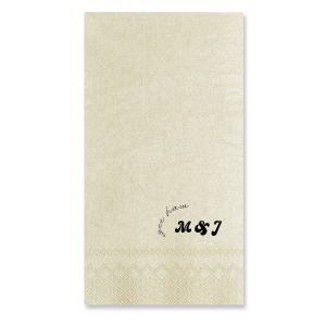 Bring a playful country flair to your wedding with the Yee Haw Retro Initials Napkin, featuring "Yee Haw" in a whimsical script arching over the couple's initials in a retro-inspired font. Customize with your event's date or a personal touch for a one-of-a-kind celebration.