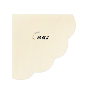 Bring a playful country flair to your wedding with the Yee Haw Retro Initials Napkin, featuring "Yee Haw" in a whimsical script arching over the couple's initials in a retro-inspired font. Customize with your event's date or a personal touch for a one-of-a-kind celebration.