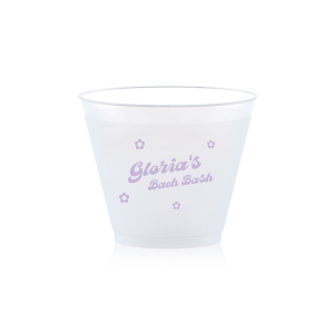 Embrace the bride-to-be's final fling before the ring with the Bachelorette Blooms Personalized Cup, featuring her name encircled by delicate minimal floral designs. A chic and feminine touch for a memorable bachelorette party.