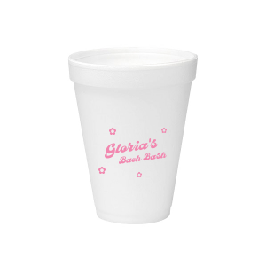 Embrace the bride-to-be's final fling before the ring with the Bachelorette Blooms Personalized Cup, featuring her name encircled by delicate minimal floral designs. A chic and feminine touch for a memorable bachelorette party.