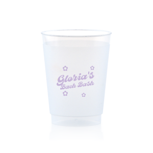 Embrace the bride-to-be's final fling before the ring with the Bachelorette Blooms Personalized Cup, featuring her name encircled by delicate minimal floral designs. A chic and feminine touch for a memorable bachelorette party.