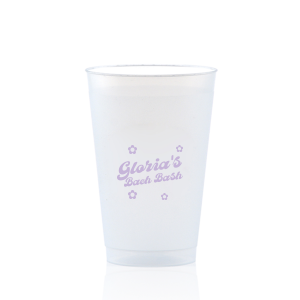 Embrace the bride-to-be's final fling before the ring with the Bachelorette Blooms Personalized Cup, featuring her name encircled by delicate minimal floral designs. A chic and feminine touch for a memorable bachelorette party.