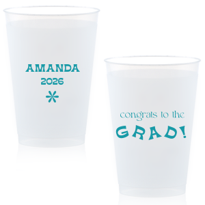 Celebrate the graduate with the Congrats To The Graduate Cup. Perfect for a graduation party, this can be personalized with the graduate's name and the date. This will add a unique element to your celebration!