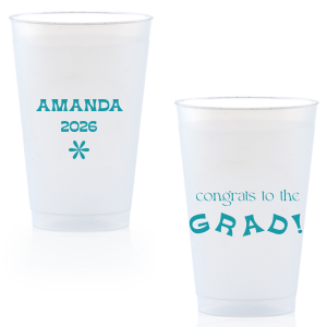 Celebrate the graduate with the Congrats To The Graduate Cup. Perfect for a graduation party, this can be personalized with the graduate's name and the date. This will add a unique element to your celebration!