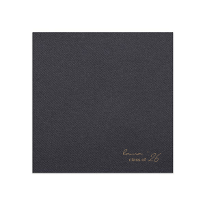 Mark the occasion with the Graduation Soiree Elegance Napkin, beautifully personalized with the graduate's name and commencement year in a contemporary script. A refined essential for any modern and classic graduation celebration.