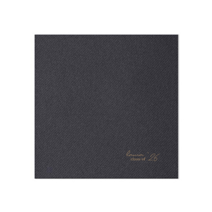 Mark the occasion with the Graduation Soiree Elegance Napkin, beautifully personalized with the graduate's name and commencement year in a contemporary script. A refined essential for any modern and classic graduation celebration.