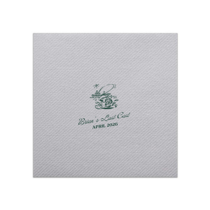Set sail for matrimonial life with the Fishing Retreat Bachelor Party Napkin, embellished with a scenic graphic of a lone fisherman in a boat. Below, the bachelor's name is penned in a vintage inspired script, with the phrase "Last Cast" and the date of the event in a neat serif font, crafting the perfect vintage vibe for a pre-wedding celebration.