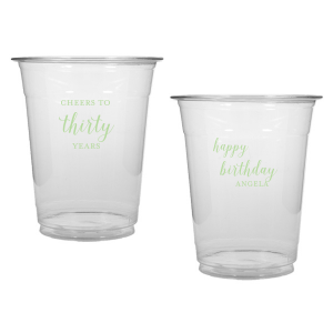 Raise a toast with the Cheers to Years Cup, celebrating milestone moments. Make every sip a festive tribute to one's special day.  This Fun design has on one side the exclamation "Cheers to" , followed by the number of years in fun script. The reverse side wishes "Happy Birthday" in playful script, with the celebrant’s name in bold caps. A Big Shout OUT to a Special Person!