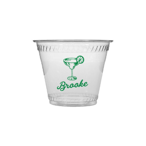 Raise a glass to the future Mrs. with the Margs and Matrimony Bachelorette Party Toast Cup, personalized in script with her name and adorned with a hand-drawn margarita. A bold and stylish choice for a memorable bachelorette party toast.