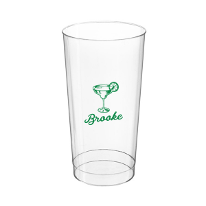 Raise a glass to the future Mrs. with the Margs and Matrimony Bachelorette Party Toast Cup, personalized in script with her name and adorned with a hand-drawn margarita. A bold and stylish choice for a memorable bachelorette party toast.