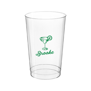 Raise a glass to the future Mrs. with the Margs and Matrimony Bachelorette Party Toast Cup, personalized in script with her name and adorned with a hand-drawn margarita. A bold and stylish choice for a memorable bachelorette party toast.