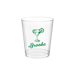 Raise a glass to the future Mrs. with the Margs and Matrimony Bachelorette Party Toast Cup, personalized in script with her name and adorned with a hand-drawn margarita. A bold and stylish choice for a memorable bachelorette party toast.