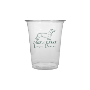 A Dachshund cup will be an adorable addition to your event! If you are a dog lover customize this cup with your name or the name of your furry friend. 