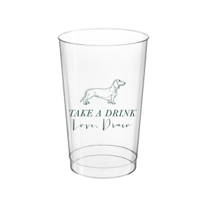 A Dachshund cup will be an adorable addition to your event! If you are a dog lover customize this cup with your name or the name of your furry friend. 