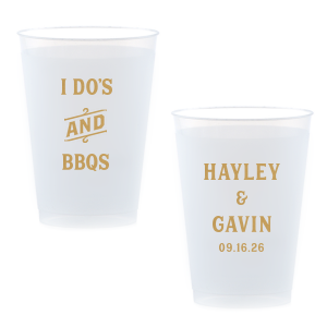 Our custom Cup with Gold Ink Cup Ink Colors has a Accent And 7 graphic and is good for use in Accents, Words, Wedding themed parties and will make your guests swoon. Personalize your party's theme today.