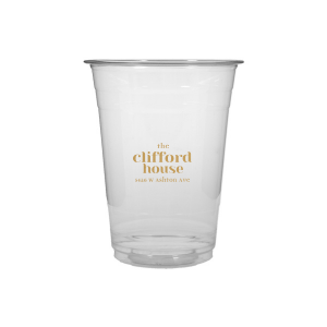 Personalized Clear Plastic Cup with Gold Ink Cup Ink Colors will impress guests like no other. Make this party unforgettable.