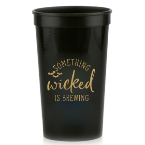 Our beautiful custom Black 16 oz Stadium Cup with Gold Ink Cup Ink Colors has a Bats graphic and is good for use in Halloween, Holiday, Animals themed parties and couldn't be more perfect. It's time to show off your impeccable taste.