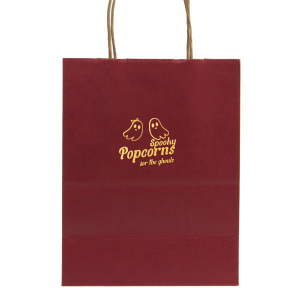 Looking for cute Halloween decor? The Groovy Halloween Bag is for you! This custom trick or treat bag features two adorable ghosts and can be personalized for any Halloween party. 